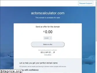 actorscalculator.com
