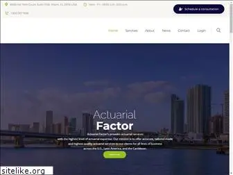 actuarialfactor.com