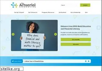 www.actuarialfoundation.org