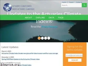 actuariesclimateindex.org