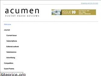 acumen-poetry.co.uk