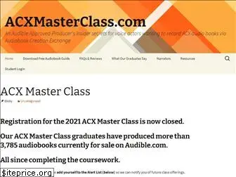 www.acxmasterclass.com