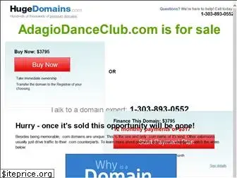 adagiodanceclub.com