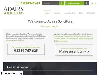 adairssolicitors.com