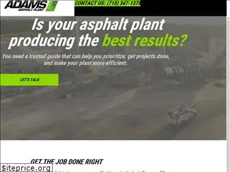 adamsasphaltplantservices.com