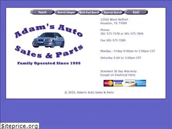 adamsautopartstx.com