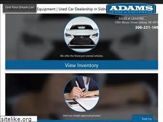 adamsautosandleasing.com