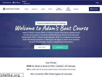 adamsboatcourse.com.au