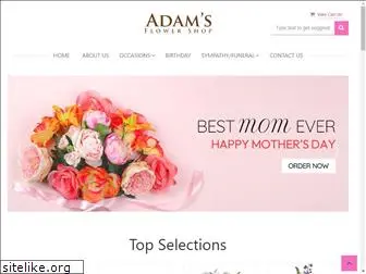 adamsflowershop.com