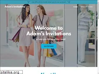 adamsinvitations.com