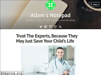 adamsnotepad.com