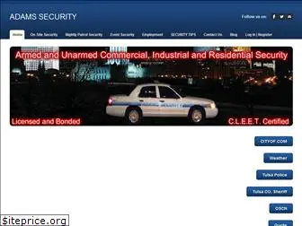 adamssecuritytulsa.com