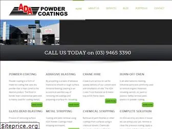 adapowdercoatings.com