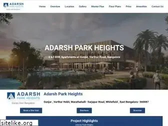 adarshpark-heights.com