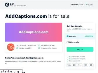 addcaptions.com