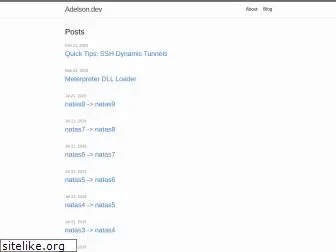 adelson.dev