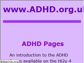 adhd.org.uk