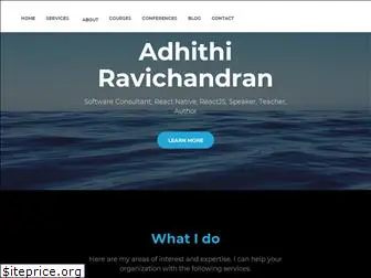 adhithiravichandran.com