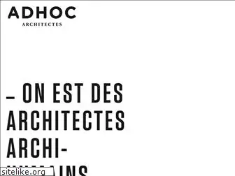 adhoc-architectes.com