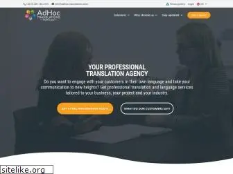 adhoc-translations.com