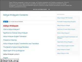 aditya-hridayam.blogspot.com