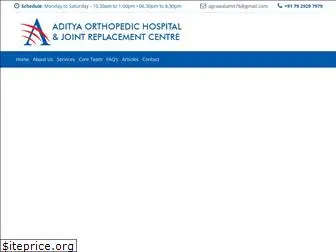 adityaorthohospital.com