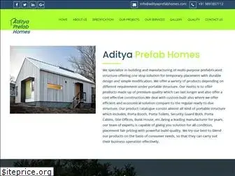 adityaprefabhomes.com