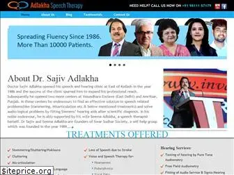 adlakhaspeechtherapy.com