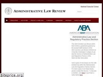 administrativelawreview.org
