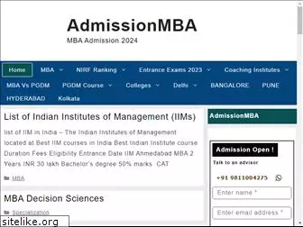 admissionmba.in