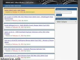 admitcard.net.in