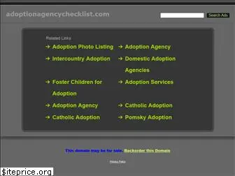 adoptionagencychecklist.com