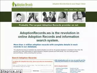 adoptionrecords.ws