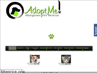 adoptmebluegrasspetrescue.com