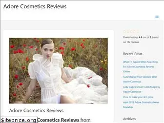 adorecosmeticsreviews.com