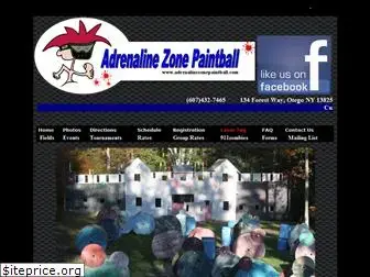 adrenalinezonepaintball.com