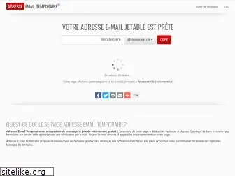 adresseemailtemporaire.com