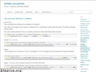 adriancallaghan.co.uk