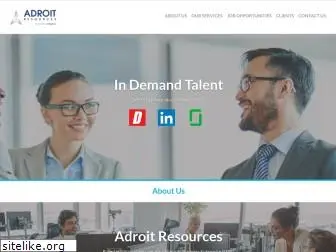 adroitresources.com