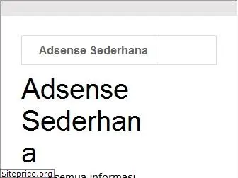 adsensesederhana.blogspot.com