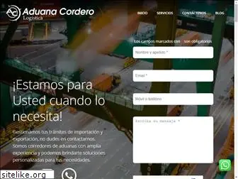 aduanacordero.com