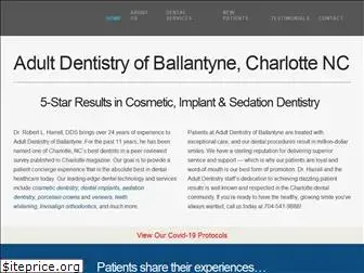 adultdentistryofballantyne.com