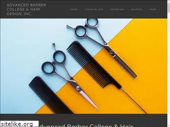 advancedbarbercollege.com