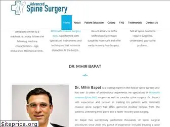 advancedspinesurgeryindia.com