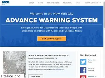 advancewarningsystemnyc.org