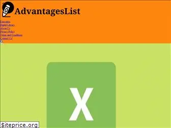 advantageslist.com