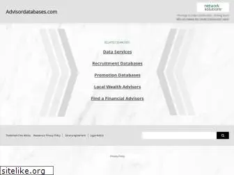 advisordatabases.com