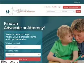 advocatesforspecialeducation.com