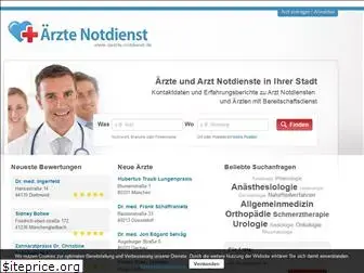 www.aerzte-notdienst.de website price