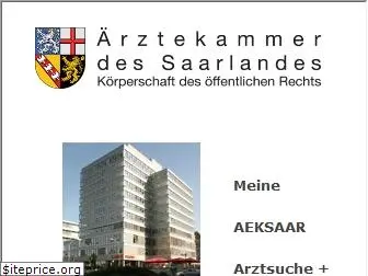 aerztekammer-saarland.de